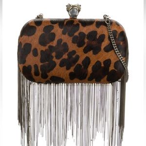 House of Harlow 1960 Chain Fringe Bag Clutch ~ NWOT!